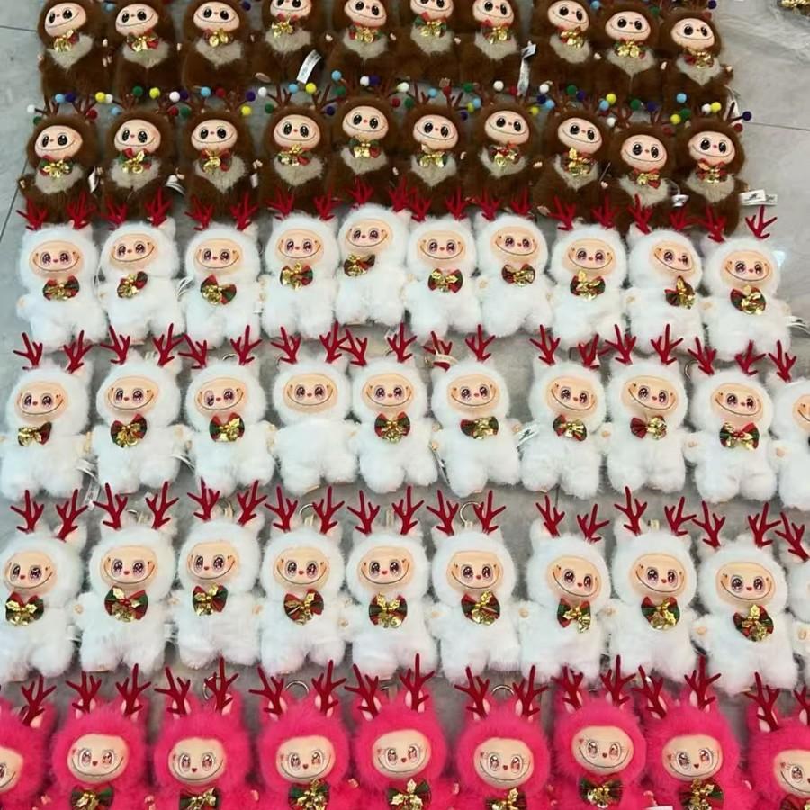 Christmas Moose Tide Playing Figure Doll Change Baby