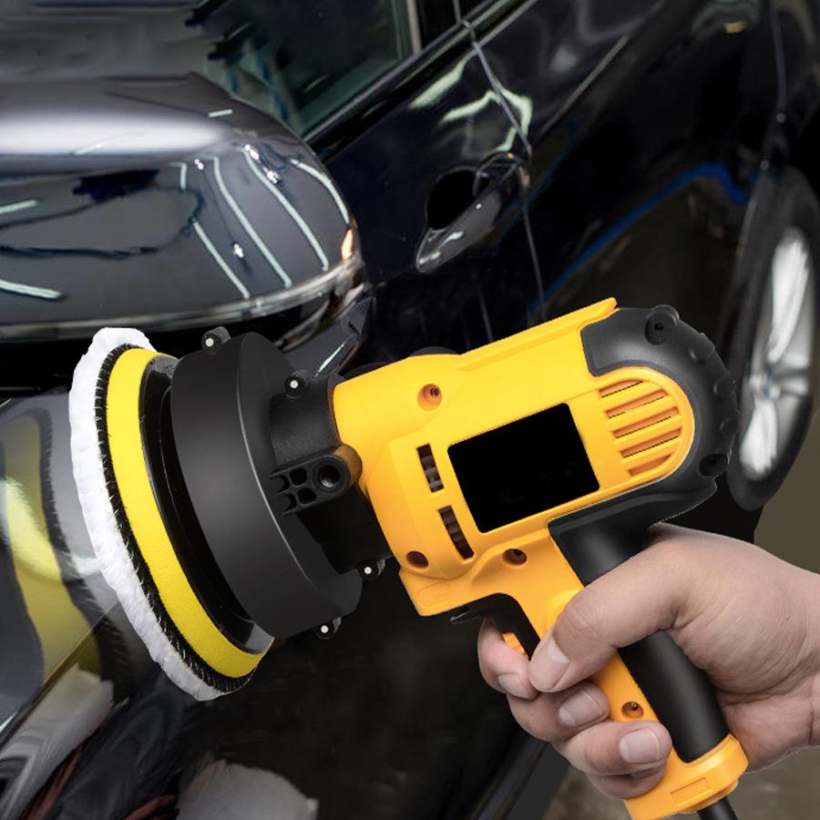 Handheld Car and Floor Polishing Machine - Wax, Glaze, and Grind Surfaces