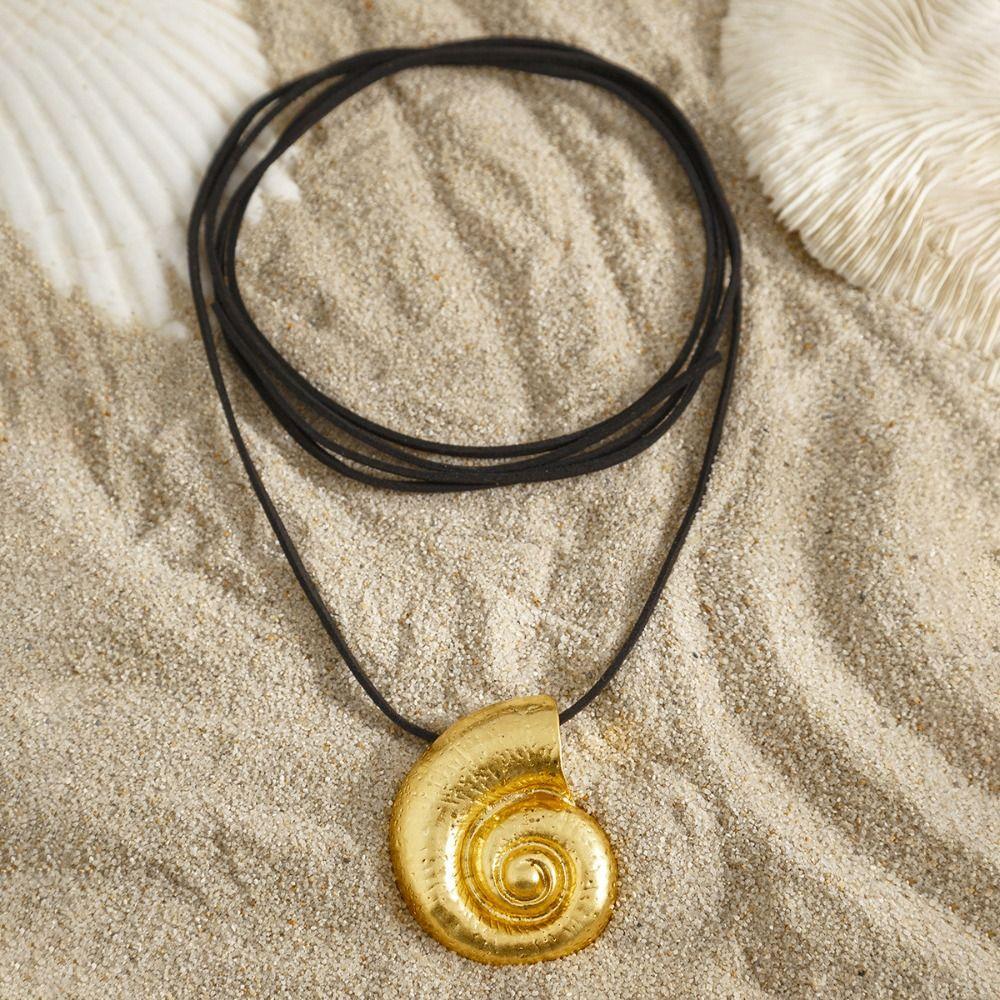 Bohemian Style Conch Clavicle Chain Y2K Accessories Beach Choker Fashion Starfish Necklace  Gift