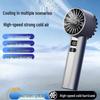 JK107 Portable Handheld Fan: 100-Speed, Cool Breeze, Low Noise, Long Battery Life - Ideal for Desktop and Outdoor Use