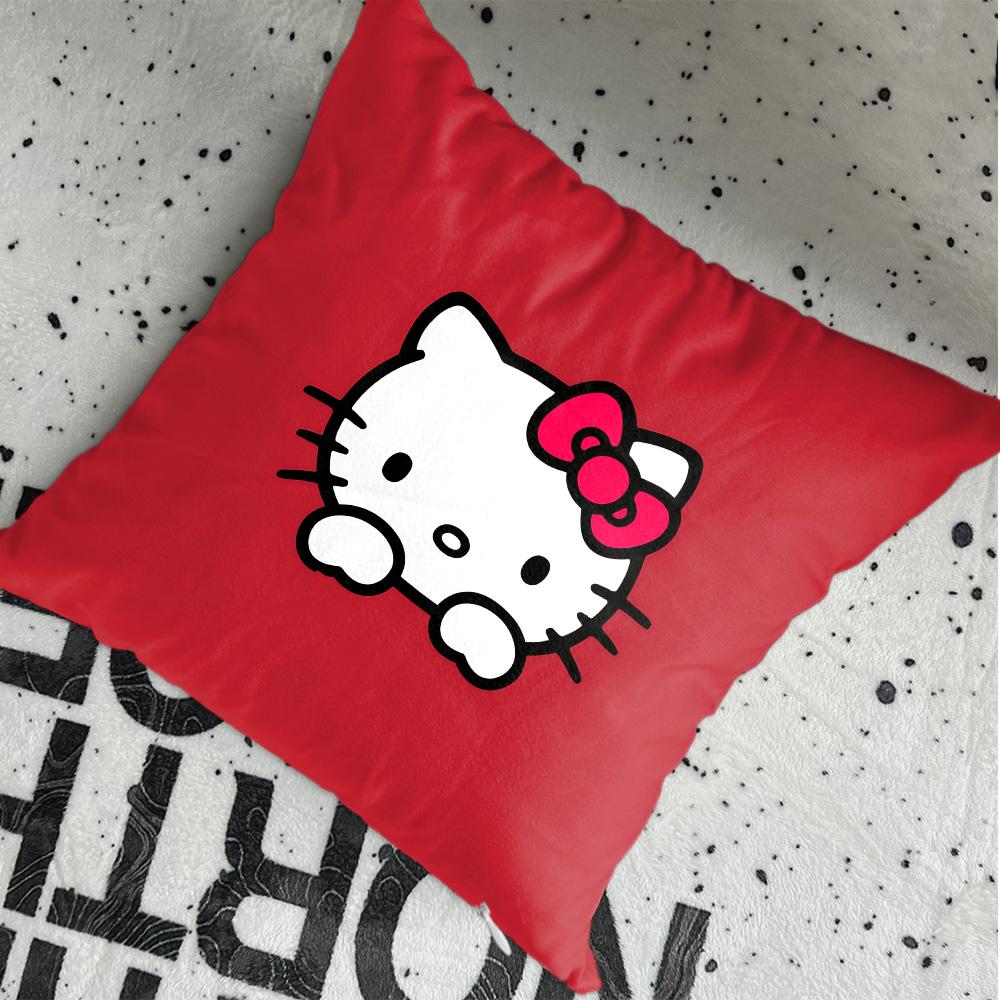 Pink Christmas Cushion Covers Living Room Kawaii HHellokittyes Pillow Cases Decorative Cushions Cover for Sofa Sleeping Pillows
