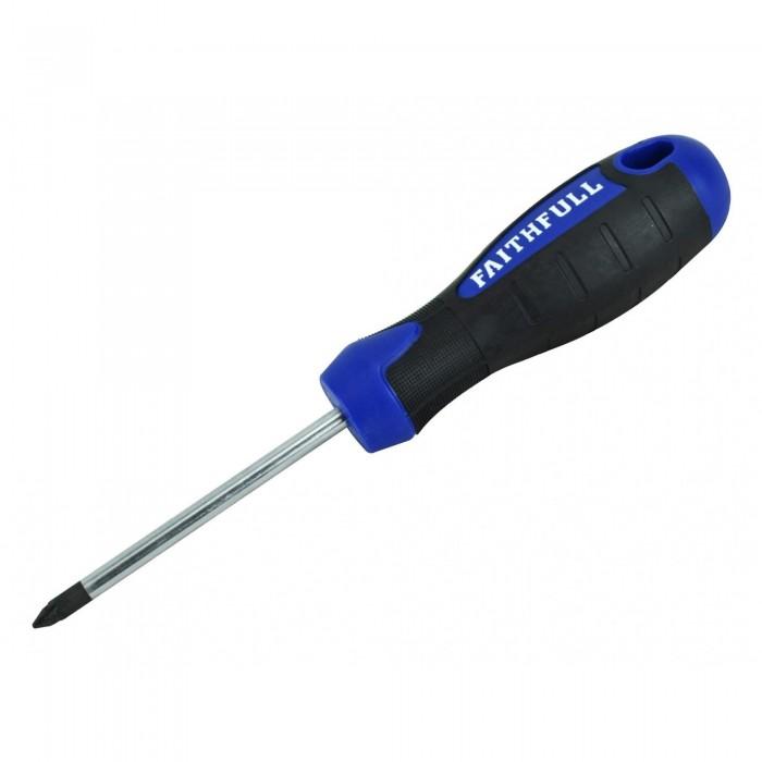 Faithfull Soft Grip Screwdriver, Pozidriv