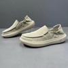 Men's Shoes 2026 New Summer Lazy Sports Board Shoes Men's Summer Breathable Soft-soled Casual Canvas Shoes