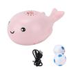 Whale Bath Toy Cute USB Charging Portable Whales Toys Floating Ball for Children GiftPink