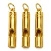 3pcs Brass Material Dog Training Whistle Aluminium Alloy Sports Referee Whistle  Outdoor Activity