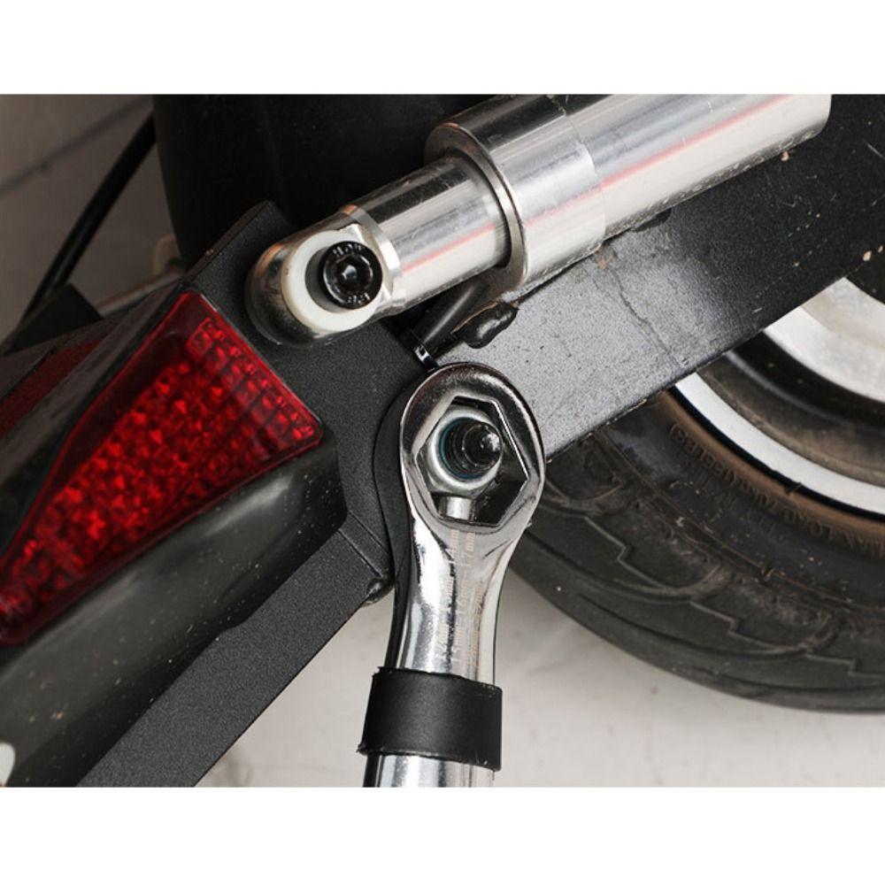 CR-V Key Adjustable Spanner 7-19mm Flexible Hand Tool Rust-proof Universal Wrench Multitools