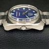 USED AUTOMATIC 46943 VINTAGE ORIENT JAPAN MENS BLUE COLOR DIAL WATCH a702237-5 R123-a702237
