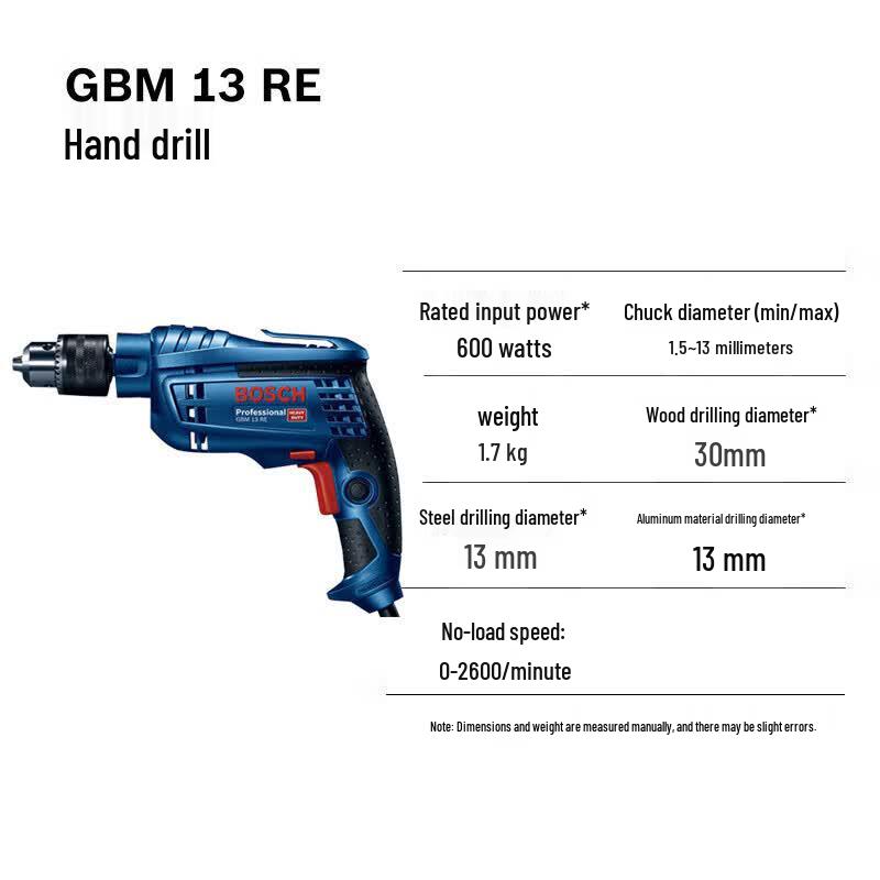 Bosch GBM13RE 600W Multi-function Electric Drill