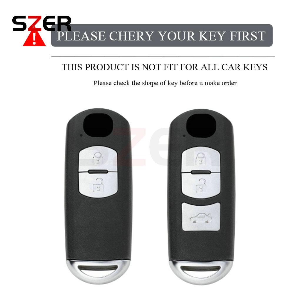 2 3 Buttons Tpu Car Key Case Cover For Mazda 2 3 5 6 Bl Bm Gj Atenza Axela Demio Cx-3 Cx3 Cx-5 Cx5 Cx7 Cx-9 Cx8 Fob Accessories