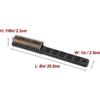 (2-Pack) Bowling Shoe Brushes, Bowling Accessories, Remove Dust Grit Improve The Slide of The Shoe (2)