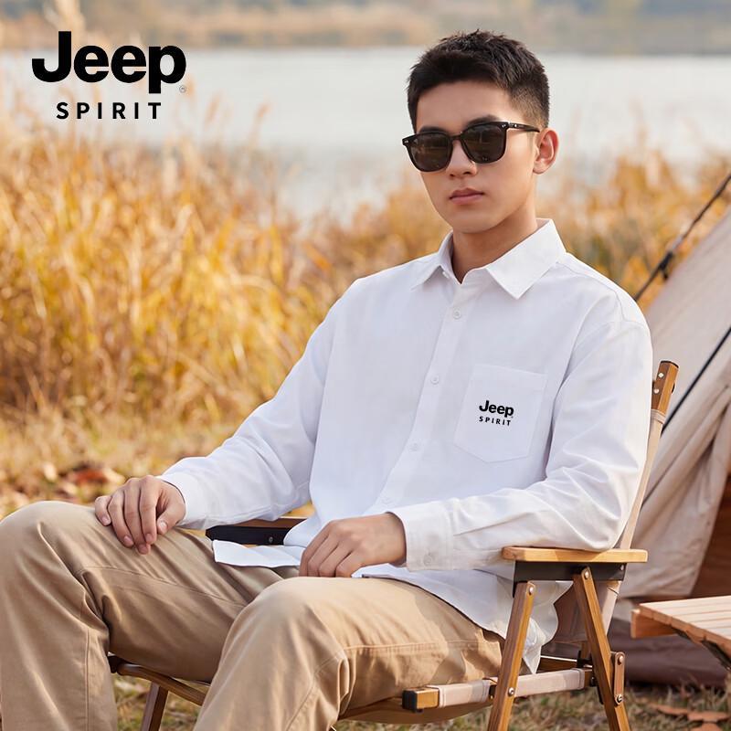 Jeep Spirit Men s Long Sleeve Casual Shirt XL