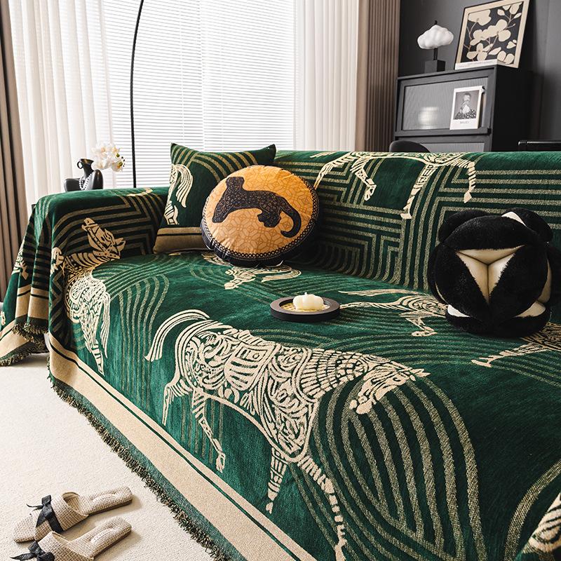 

High-End Chenille Sofa Towel, An All-Inclusive Universal Seat Cushion Cover, Anti-Cat Scratch Sofa Cover, Cross-Border 180*130cm