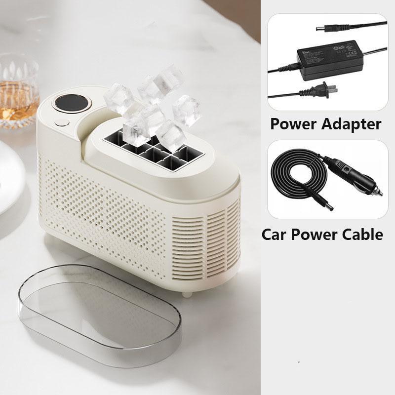 

New Portable Home Mini Ice Maker Car Ice Maker Summer Essential Gadget EU/AU Plug EU Plug белый