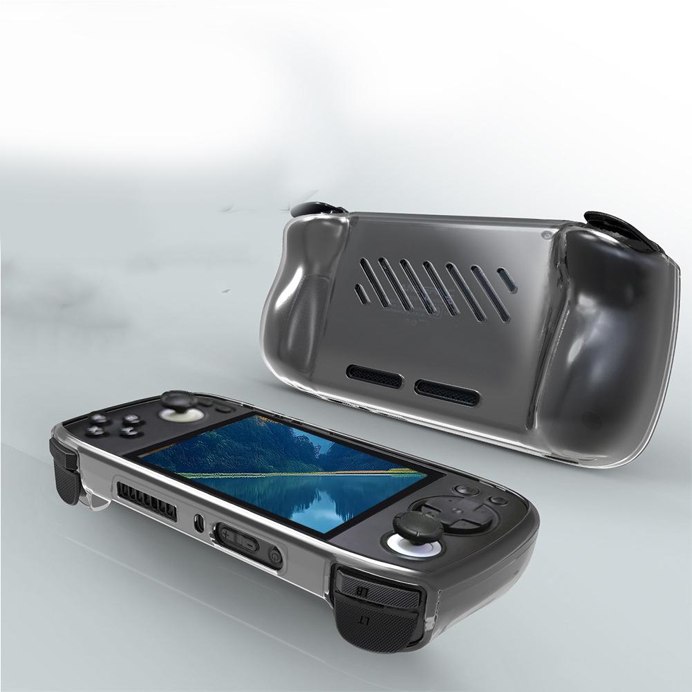 Game Console Protective Case For ANBERNIC RG406H Transparent/black TPU Accessories Soft Case Ma Y0E5