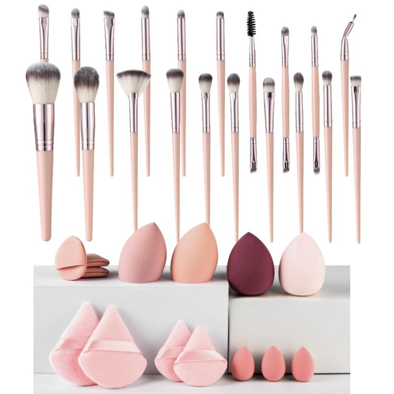 

Профессиональный набор инструментов для макияжа из 20/30 предметов: Кисти, Спонжи и Инструменты для Чистки