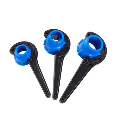 Raccordi rapidi per tubi in PE da 20/25/32/40/50 mm Chiave per tubi in PE PVC Dado di bloccaggio valvola Chiave speciale Strumento di riparazione tubi di irrigazione