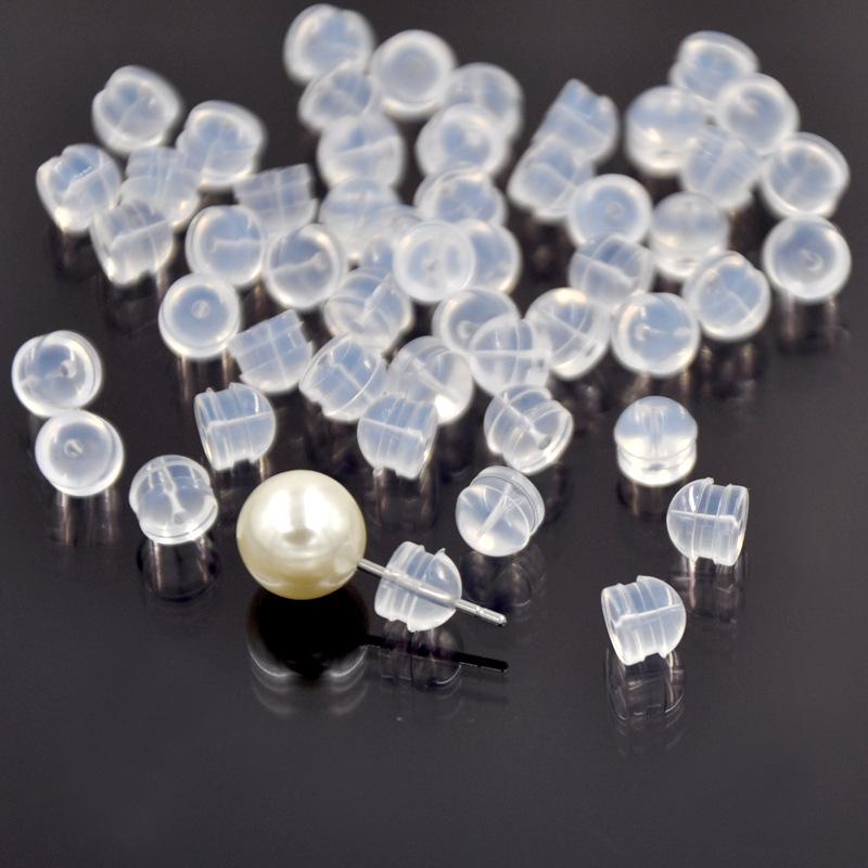 DIY Silicone Earring Backs: Japanese & Korean Styles, Transparent Plastic Earplugs