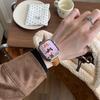 Cute Love Star Cat Pattern Leather Bracelet For Apple Watch Band Series 11/10/9/8/7/Ultra iWatch Strap 49/46/45/44/42/41/40/38mm