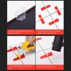 100Pcs Ceramic Tile Spacers Tile Leveling System Clips 1.0/2.0/3.0Mm For Ceramic Tile Laying Leveling Construction Tools