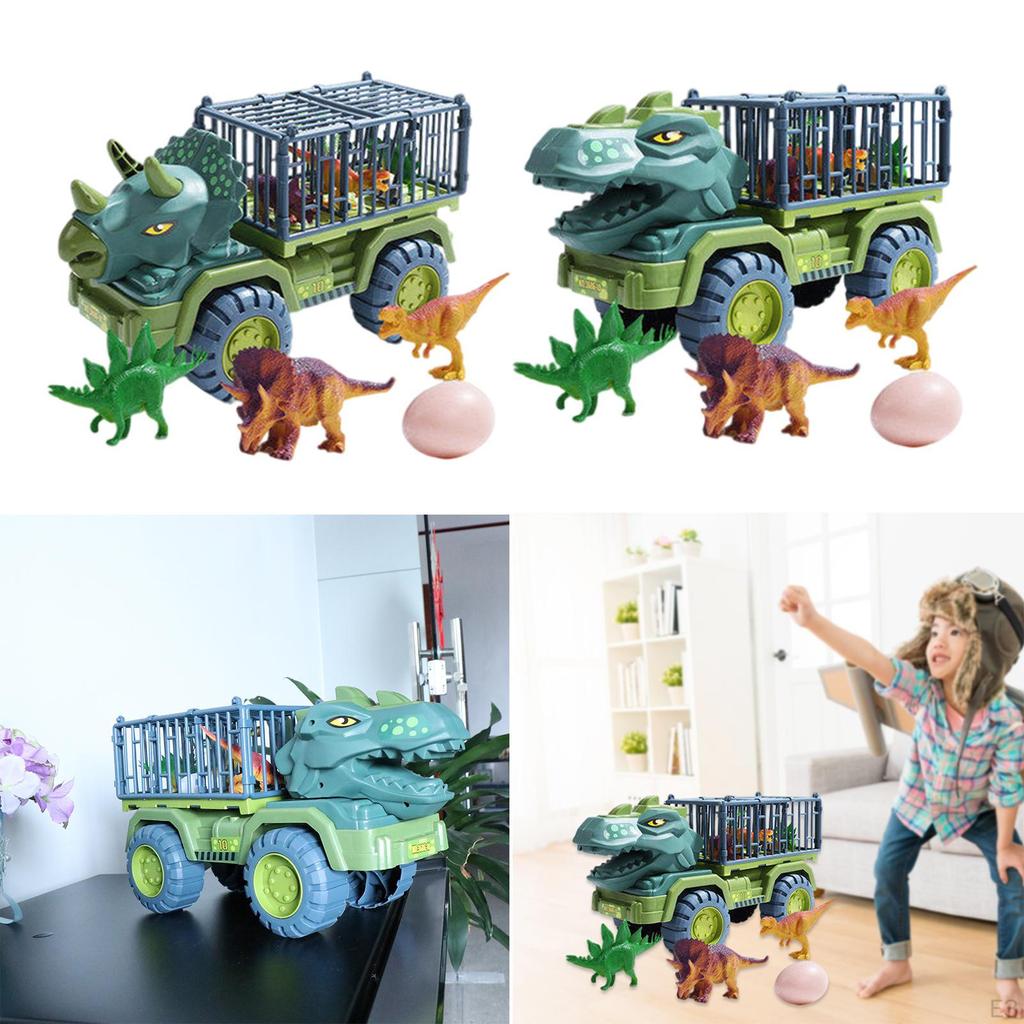 Transport Car Pull Back Large Engineering Cars Toys Birthday Gift for Boys and Girls Tabletop Decor