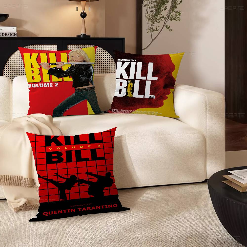 Classic Fiction Movie Kill Bill Cushion Cover Polyester Sofa Cushions Decorative Throw Pillows Home Decoration Pillowcover
