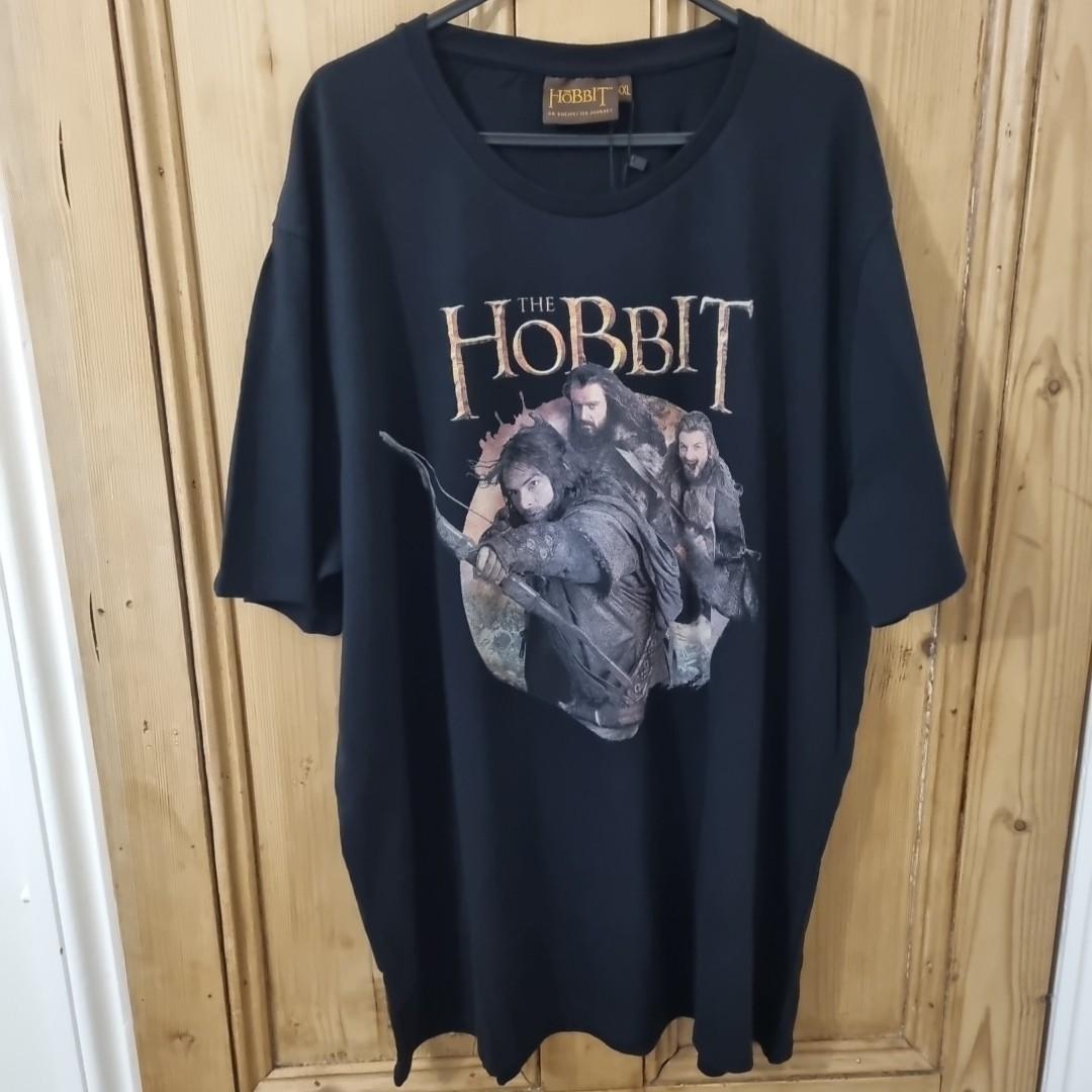 The Hobbit an Unexpected Journey T-shirt Lord Of The Rings Movie Promo Size 2XL XXL