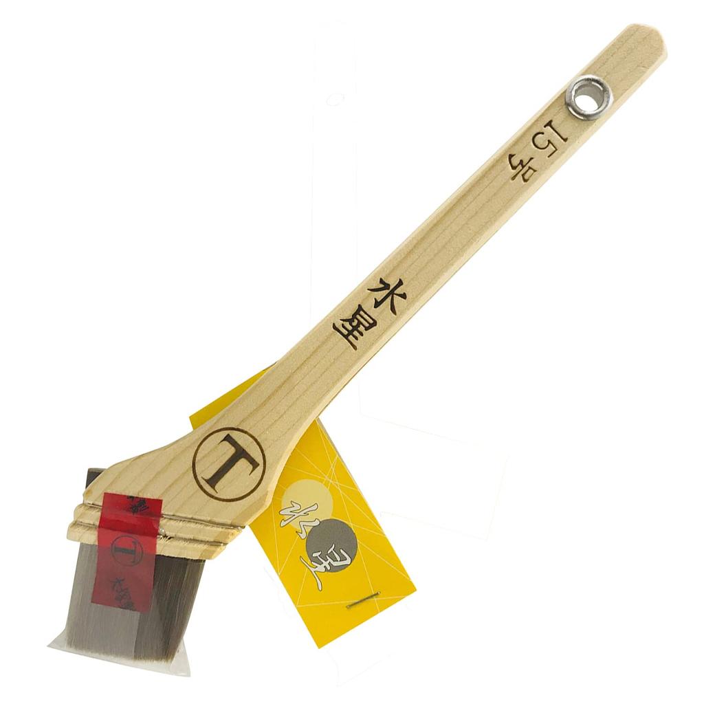 Otsuka Marute Mercury Corner Cutting Painting Red 15 Brush, Brush, Hair, No.