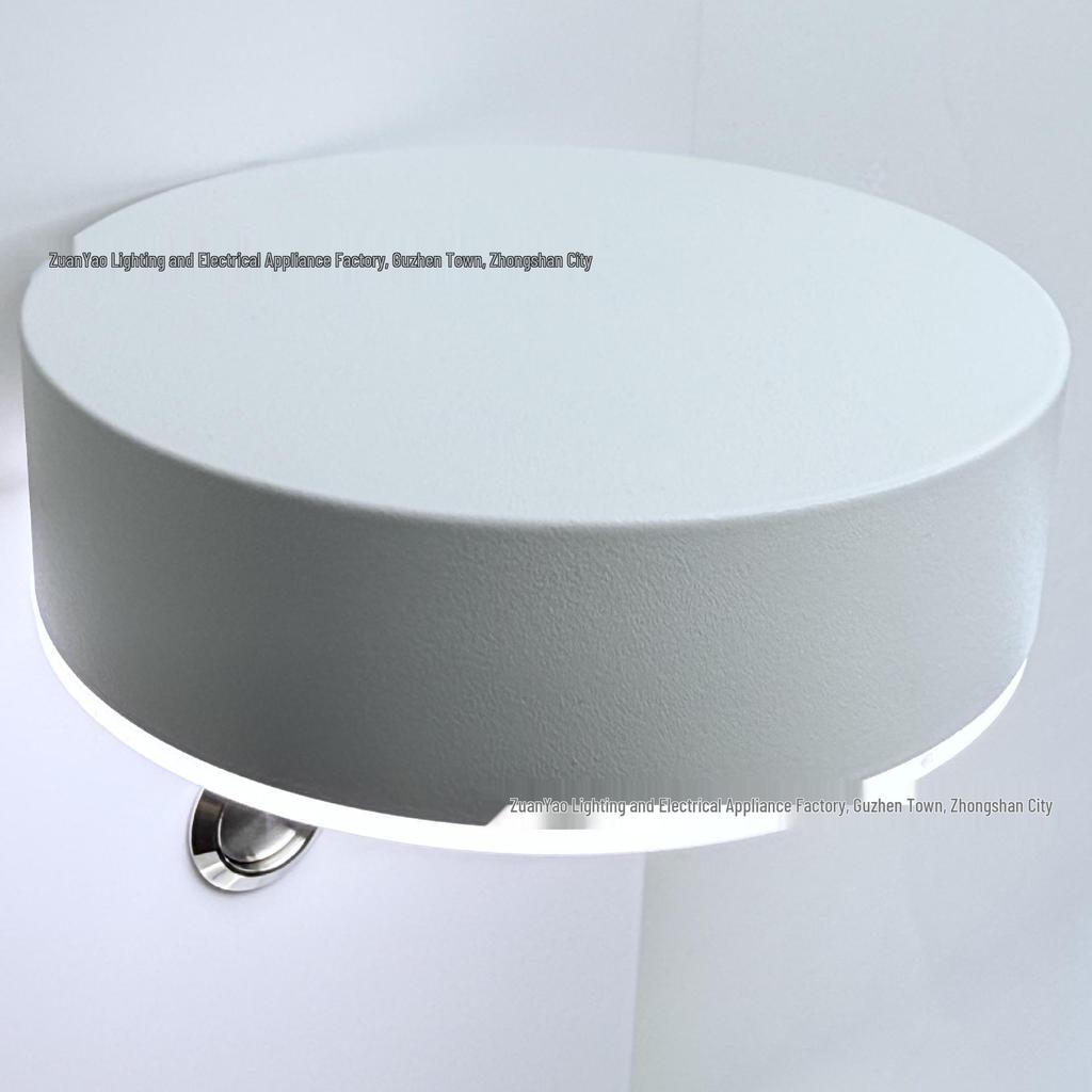 USB Charging LED Wall Lamp: Dimmable Bedroom and Study Light, No Wiring Needed