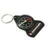 Camping Compass Mini Keychain Multifunction Thermometer Outdoor Climbing Temperature Tester Survival Guiding Compass Tool