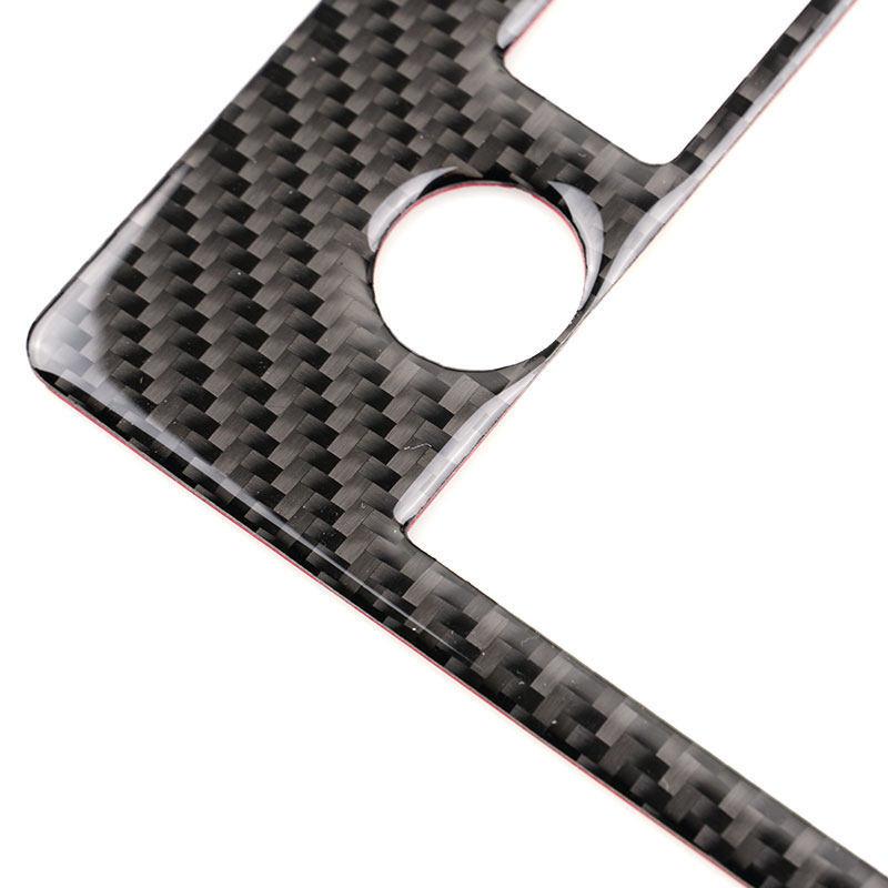 Car Styling Interior Central Navigation Panel Frame Trim Soft Carbon Fiber For Toyota GR86 Subaru BRZ 2024 2025