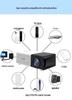 Compact LED HD Mini Projector for Home Theater