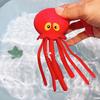 Baby Bath Toy Sponge Water Absorbing Octopus Squeezing Stress Relief Toy Water spray Octopus  Swimming Play Water Bathing Toy