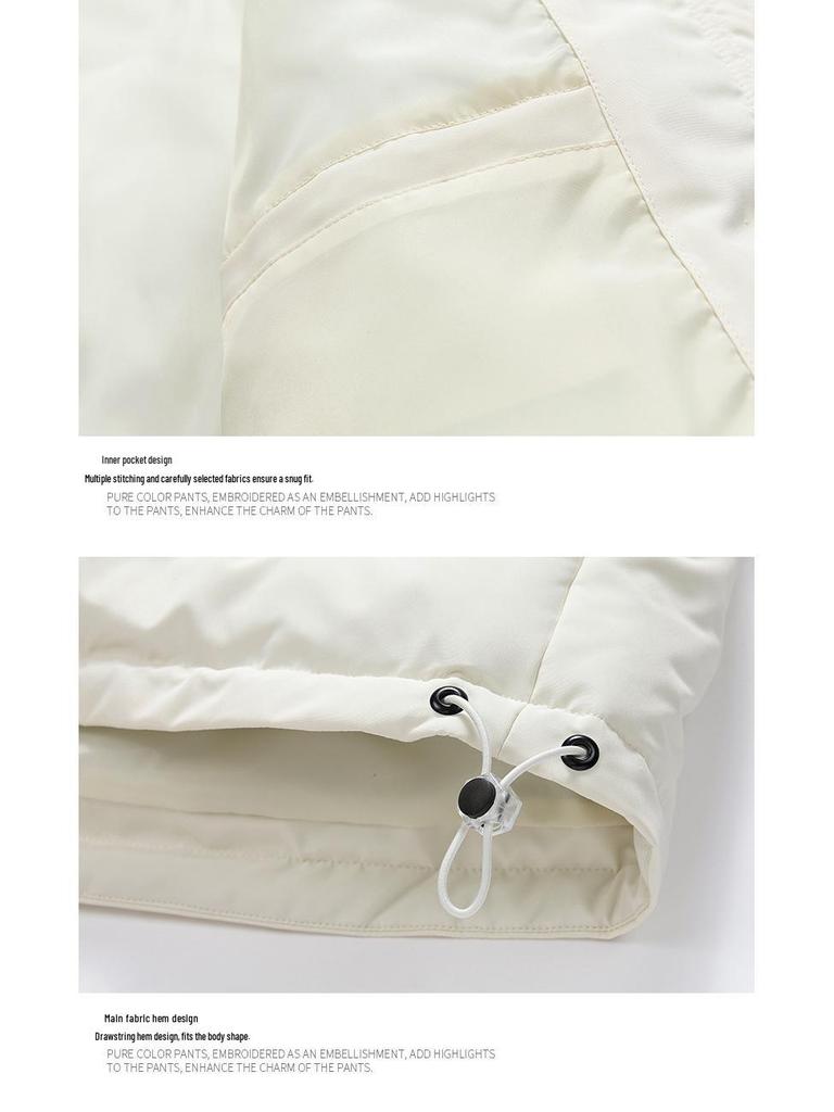 2025 Unisex Winter Stand Collar Thickened Puffer Jacket - Solid Color, Trendy Casual