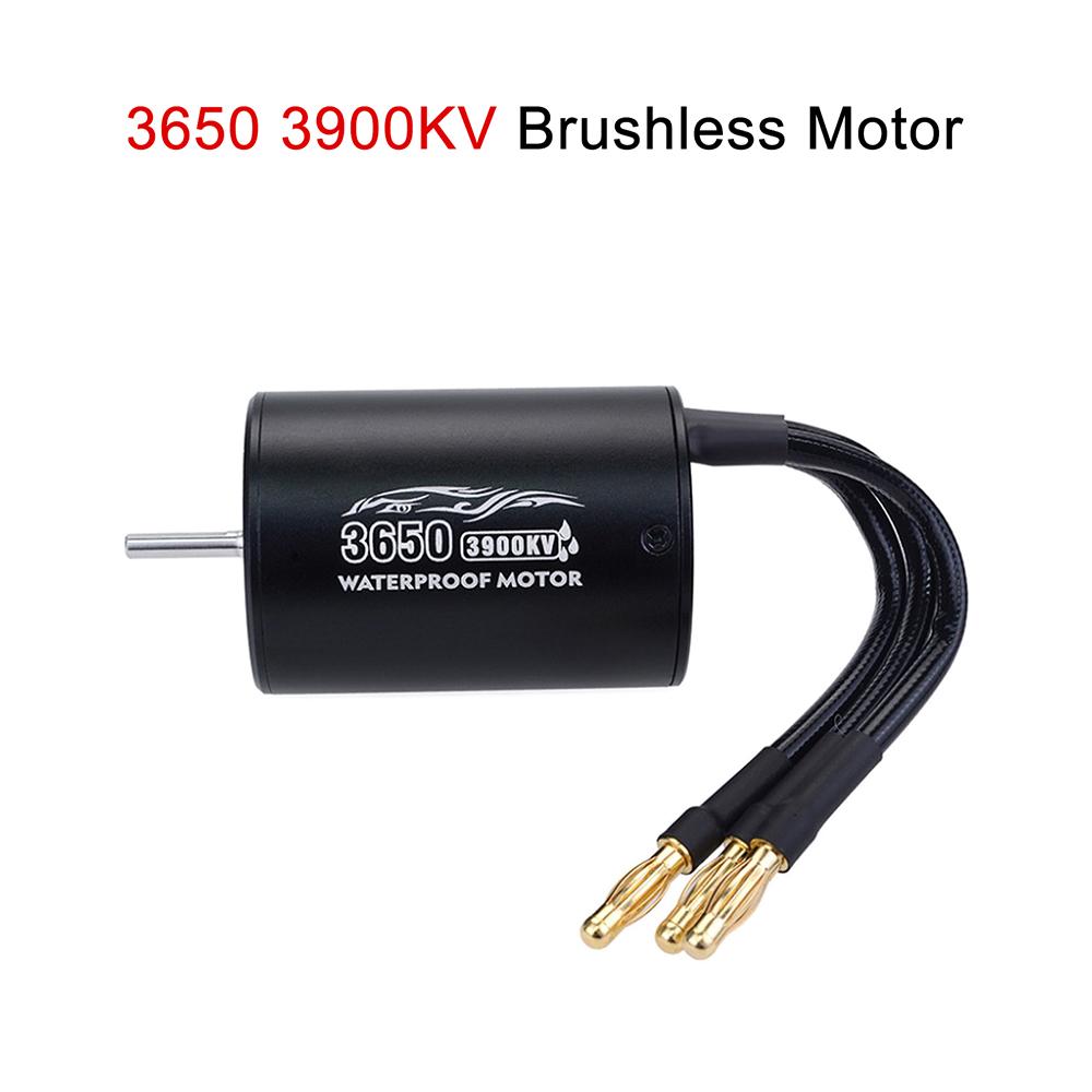 New Waterproof 3650 2300KV 3100KV 3900KV Brushless Motor 60A ESC for Tamiya Traxxas Slash Bandit Redcat 1/10 RC Car Truck Parts