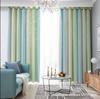 Morandi'S Gradual Change Of Stripes, Double-Layer Integrated Blackout Gauze Curtain Finished Product