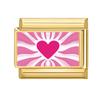 New Vintage Golden Charm Strawberry Heart Flower Bow Cat Dog Italian Charm Links Fit 9MM Stainless Steel Bracelet DIY Making