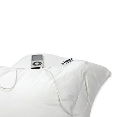 White Pillow with Built-in Speaker Speaker Musical Cushion