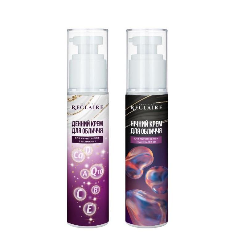 

Набір по догляду за жирною шкірою обличчя Reclaire 100 мл
