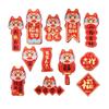 New Year Cartoon Pendants Bonsai Hangings Supplies Cute 3D Small Printing Bright Colors Creative Fashionable Festive Supplies