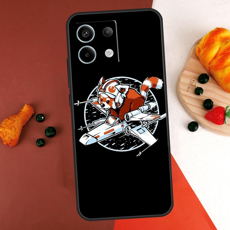 Red Panda Case For Xiaomi Redmi Note 14 9 10 11 12 13 Pro 9S 10S 11S 12S Redmi 13C 10C 12C 14C Coque