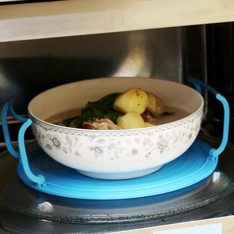 Multi Functional Microwave Oven Heating Layered Steaming Tray Double Layer Rack Bowls Holder Organizer Tool Kitchen Accessories