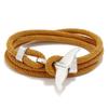 Bracelet ancre série océan, Bracelet queue de baleine pour Couple, ligne Milan, corde tressée, Bracelet étudiant pour hommes et femmes
