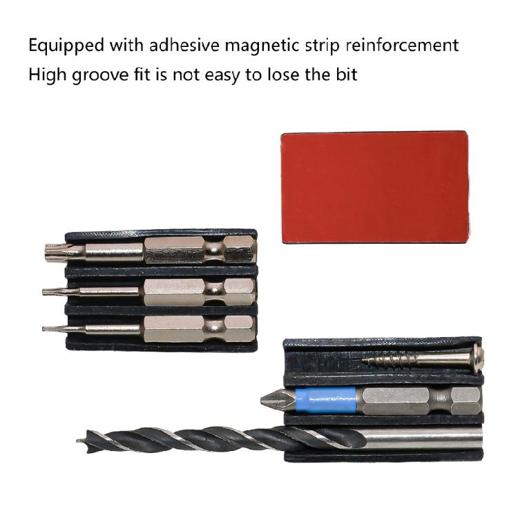 Magnetic Bit Holder Drill Bit Organizers 5 Slot Bit Screw Set For Power Tool Electrical Drill Accessories