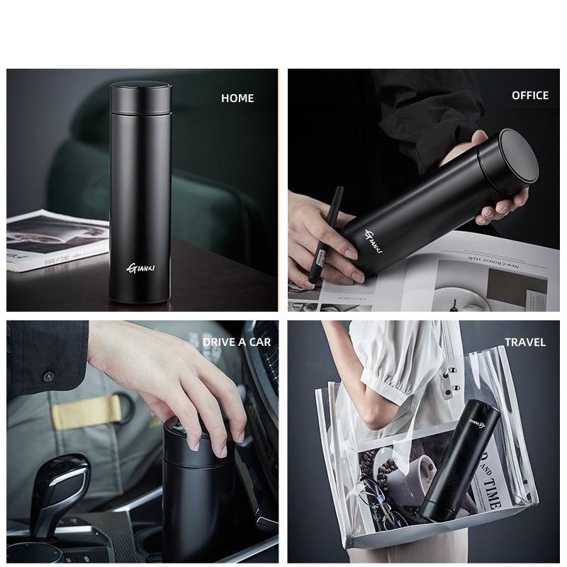 Thermal Mug Intelligent Digital Display Temperature Vacuum Cup 316 Stainless Steel Water Cup Portable Thermos Bottle Tea Infuser