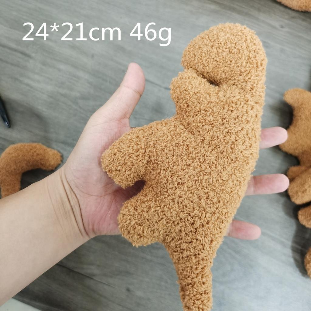 Dinosaur Chicken Nugget Doll Pillow Stegosaurus Tyrannosaurus Plush Toy