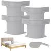 Bed Sheet Holder, 4-Piece Set, Bed Sheet Clips, Anti Slip Design Is Not Easy To Fall Off, Sheet Holders for All Bed Sheet, Mattresses