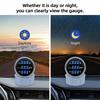 Digital 52mm 3 in 1 Water Temperature+Oil Pressure+Volt Gauge Sensors( Option) For Marine Boat Car Waterproof Gauge 12V24V