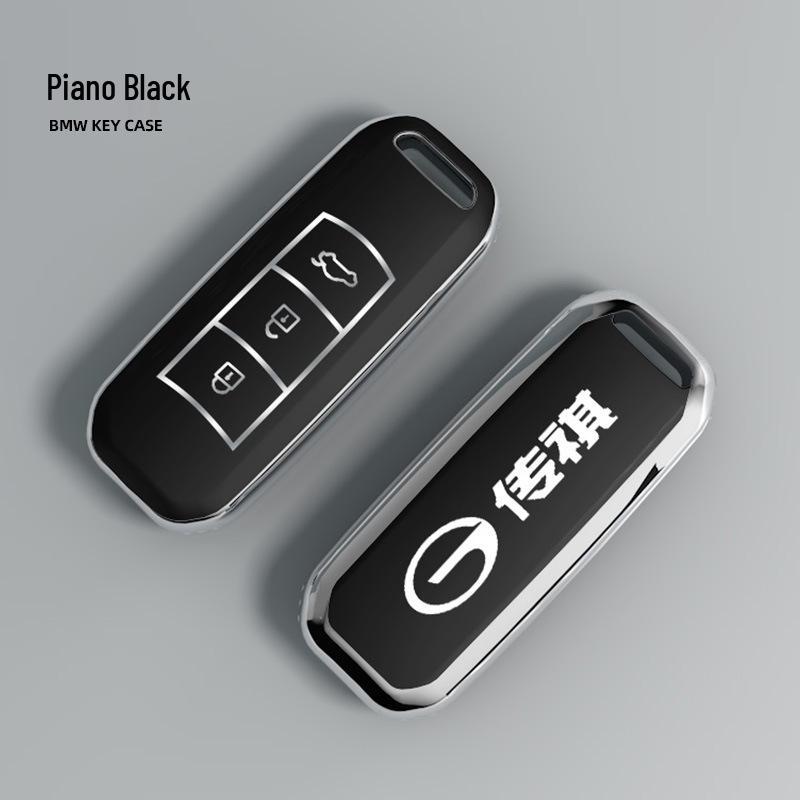 GAC Trumpchi Schlüsselhülle für GS4/GS5/GS3/GA4/GA5/GA6 - New Energy Auto Schlüsselschale mit Schnalle für Männer und Frauen