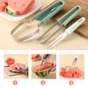 Stainless Steel 3-in-1 Watermelon Cutter Slicer Tool Water Melon Fork Popsicle Watermelon Knife Fruit Cutter Kitchen Gadgets