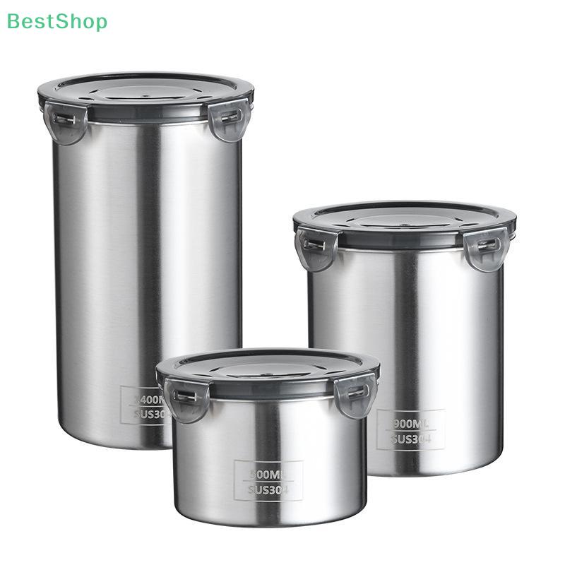 500/900/1400ml Stainless Steel Food Sealing Jar Grain Storage Boxes, Food Partitioned Lunch Boxes & Fresh-Keeping Bowls